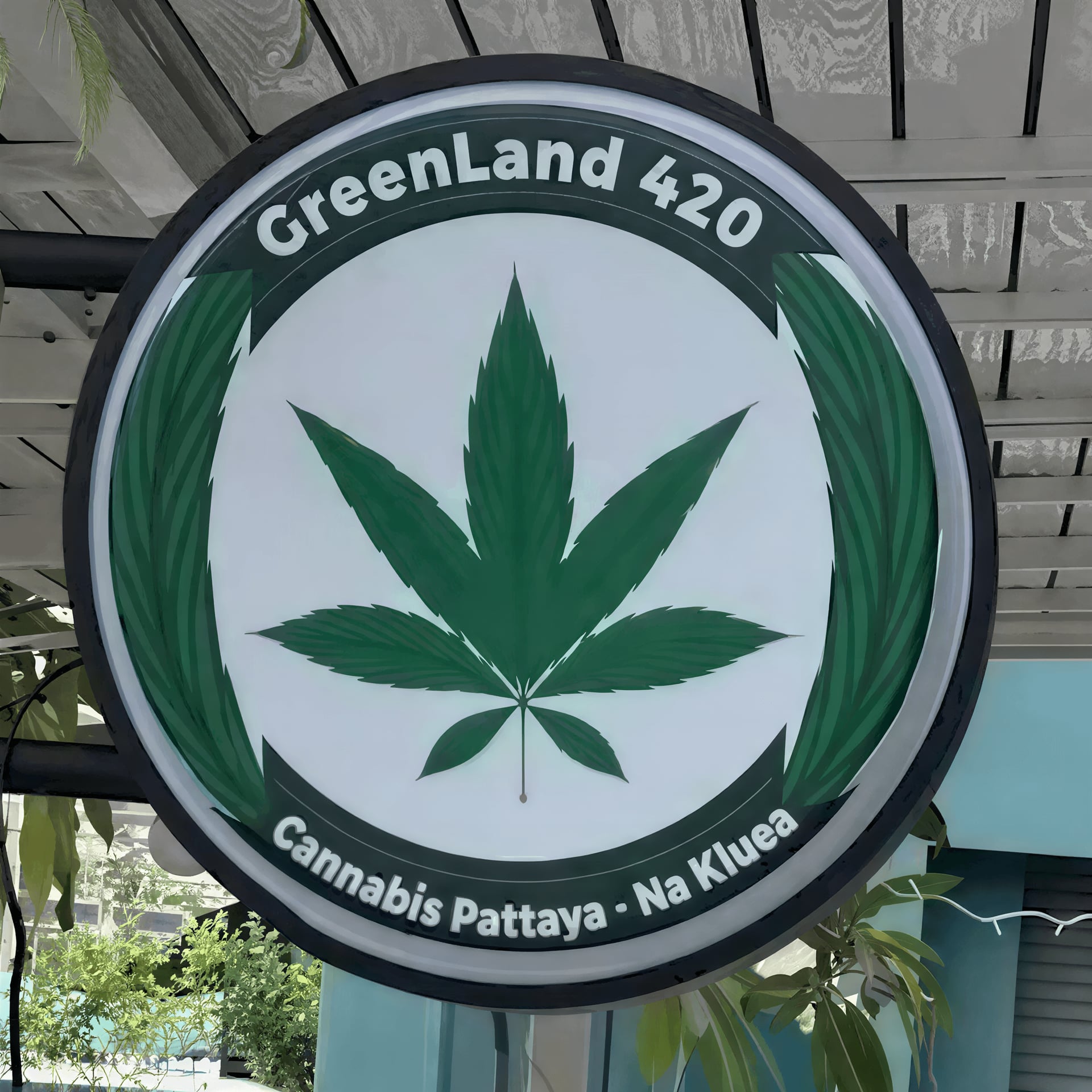 Weed-Greenland 420 logo