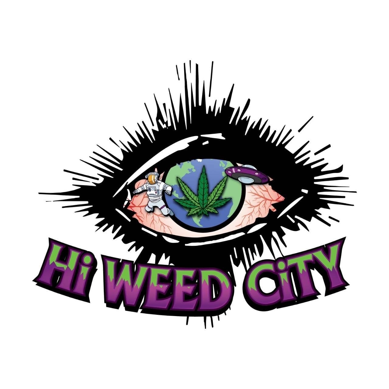 Dispensário de canábis Hi Weed City em Pattaya logótipo