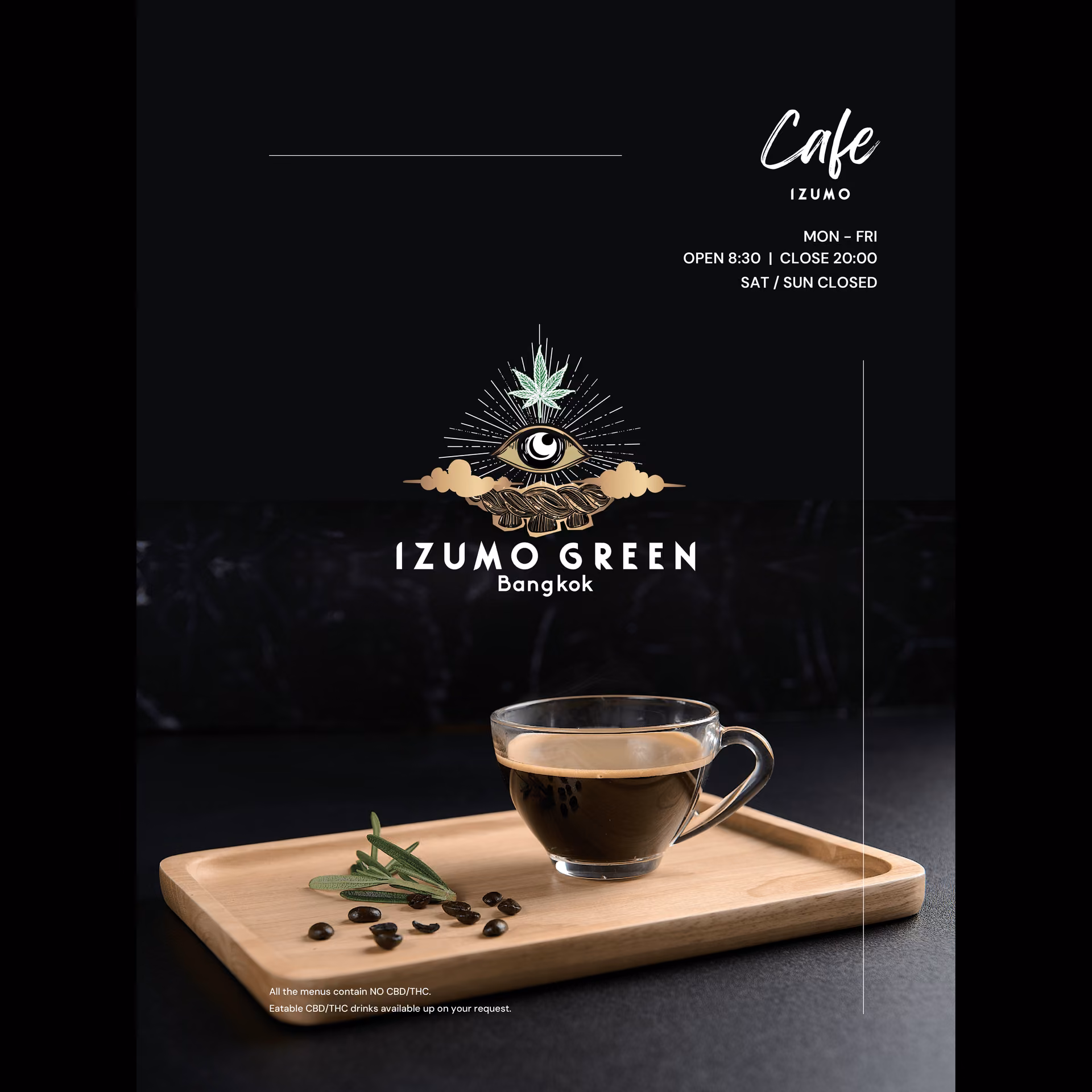 Konopná výdejna Izumo Green v Bangkok logo