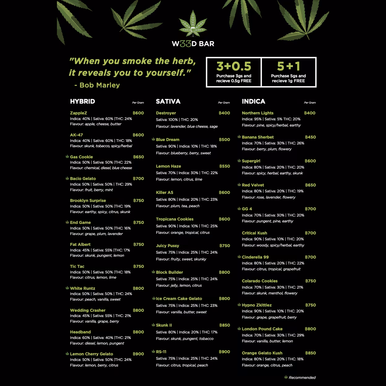Cannabis Dispensary W33D Bar in Phuket logo