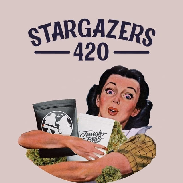 Pattaya의 대마초 매장 Stargazers Coffee Shop & Cannabis Farm 로고