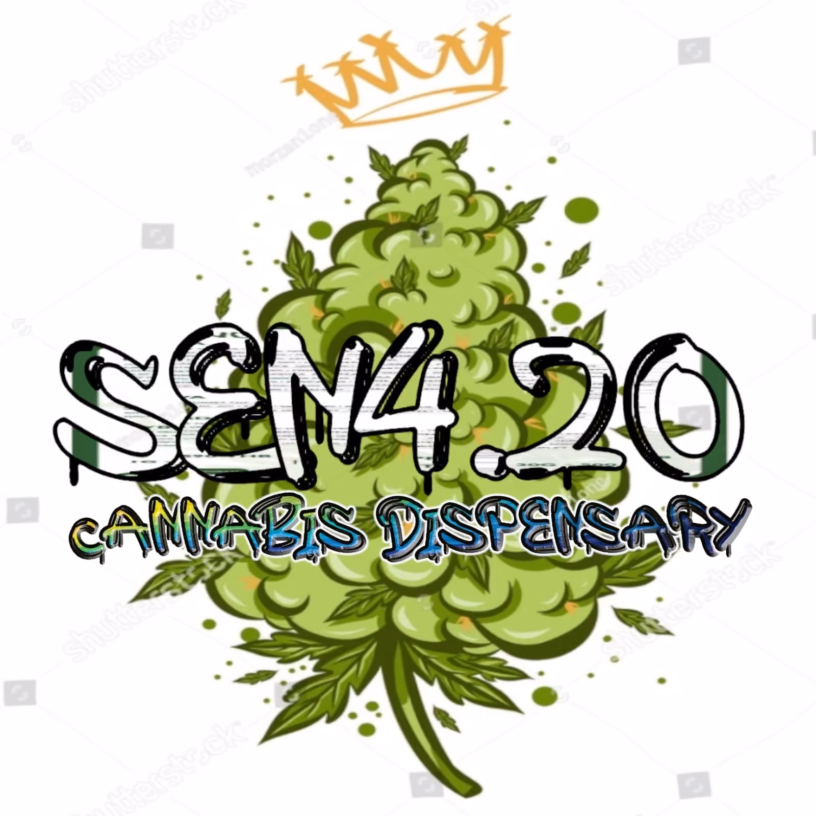 Nang Rong의 대마초 매장 Sen4.20 로고