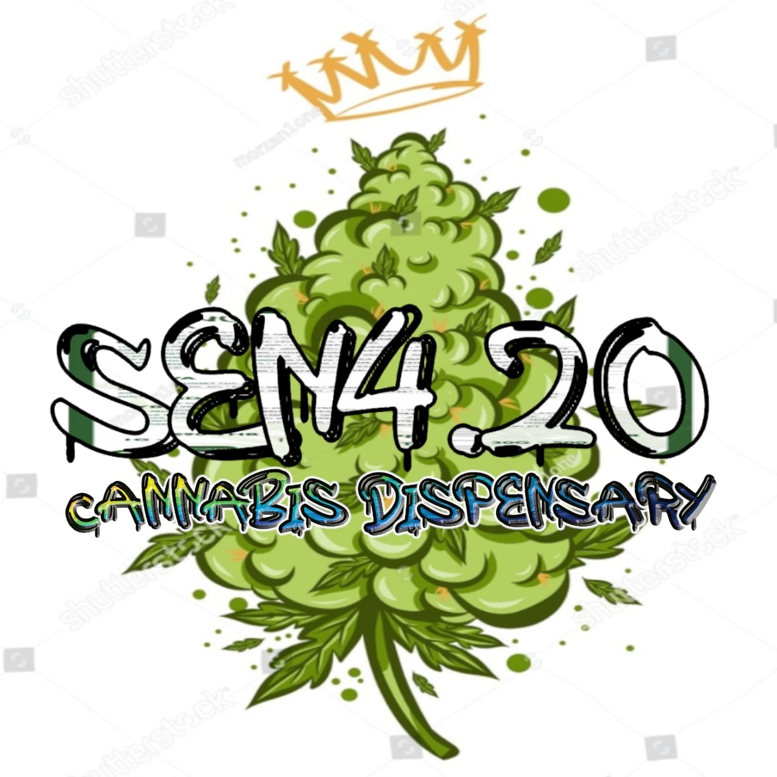대마초 매장 Sen4.20 로고