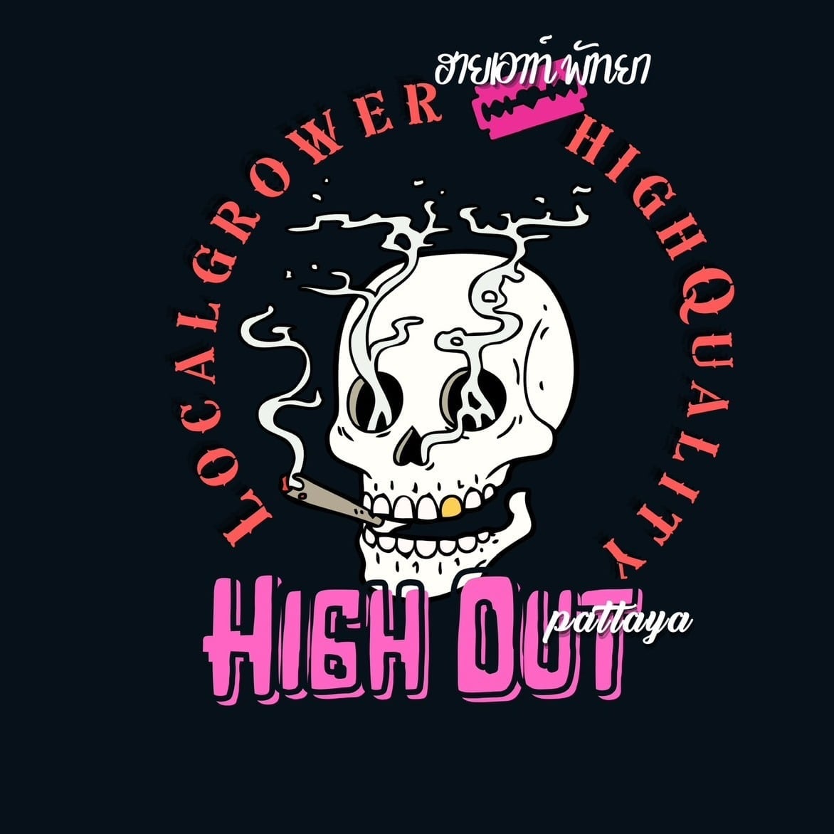 Cannabis Dispensary High Out Pattaya logo