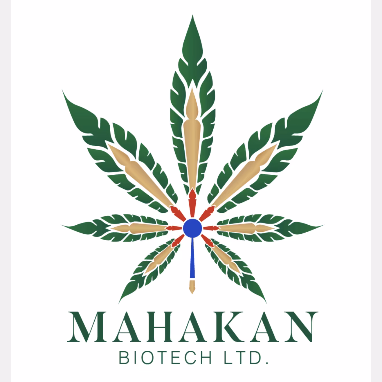 Bangkok의 대마초 매장 Mahakan Biotech 로고
