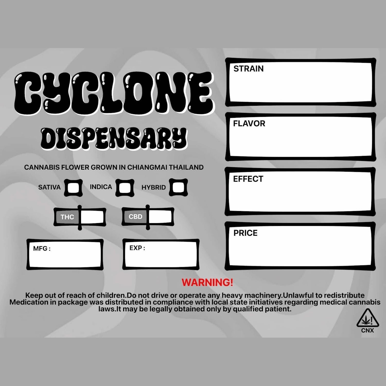 Dispensário de cannabis Cyclone Dispensary Cannabis em Chiang Mai logotipo