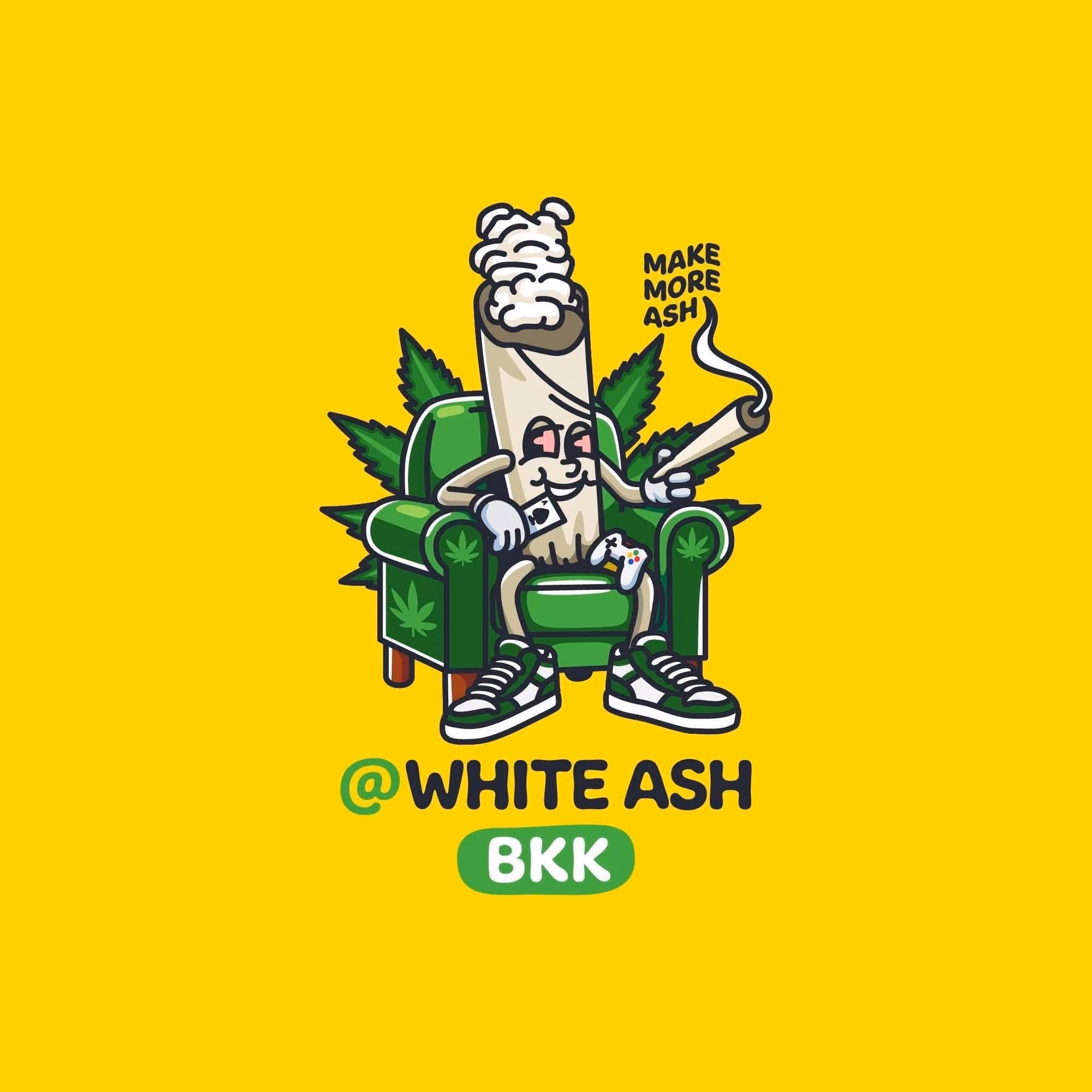 Dispensário de canábis WhiteAshBkk Weed Retail em Nonthaburi logótipo