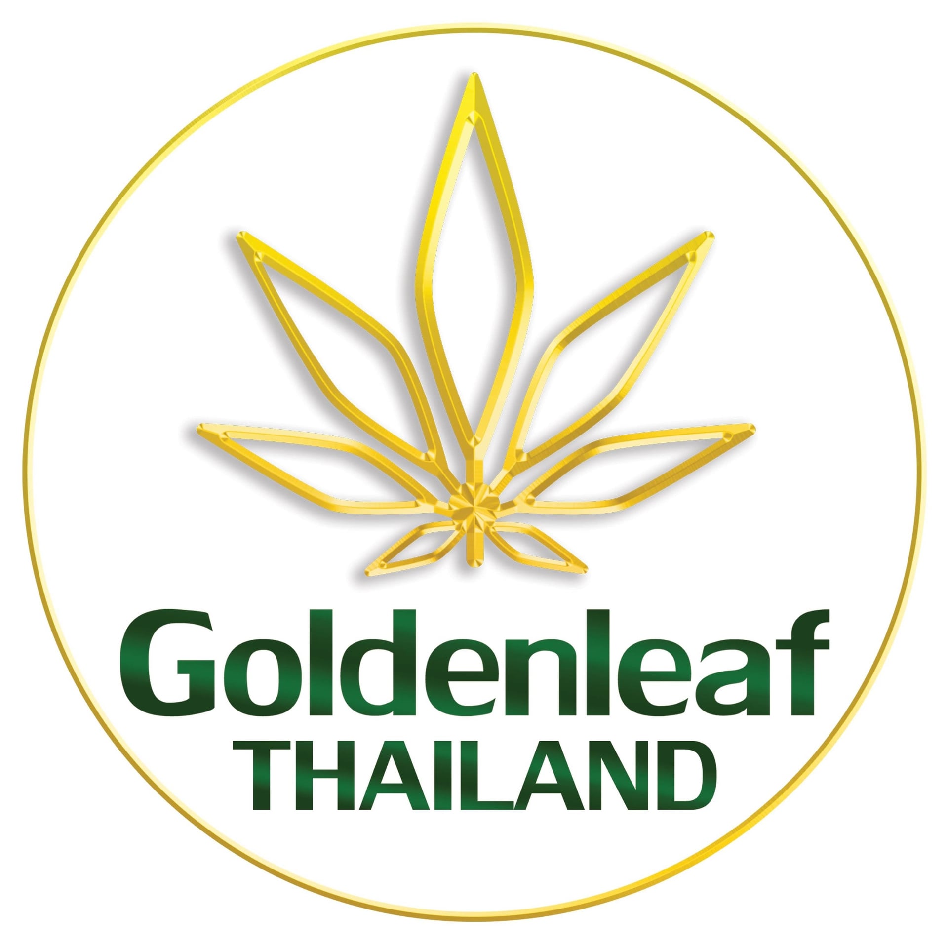 Dispensário de canábis Goldenleaf logótipo
