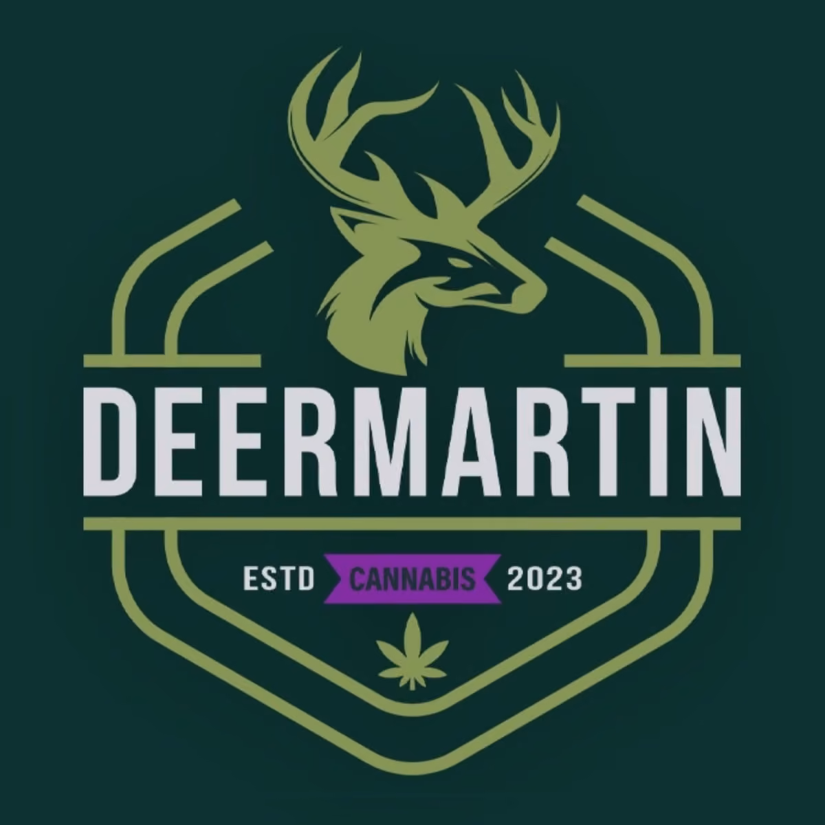 Pattaya의 대마초 매장 DeerMartin Weed 로고