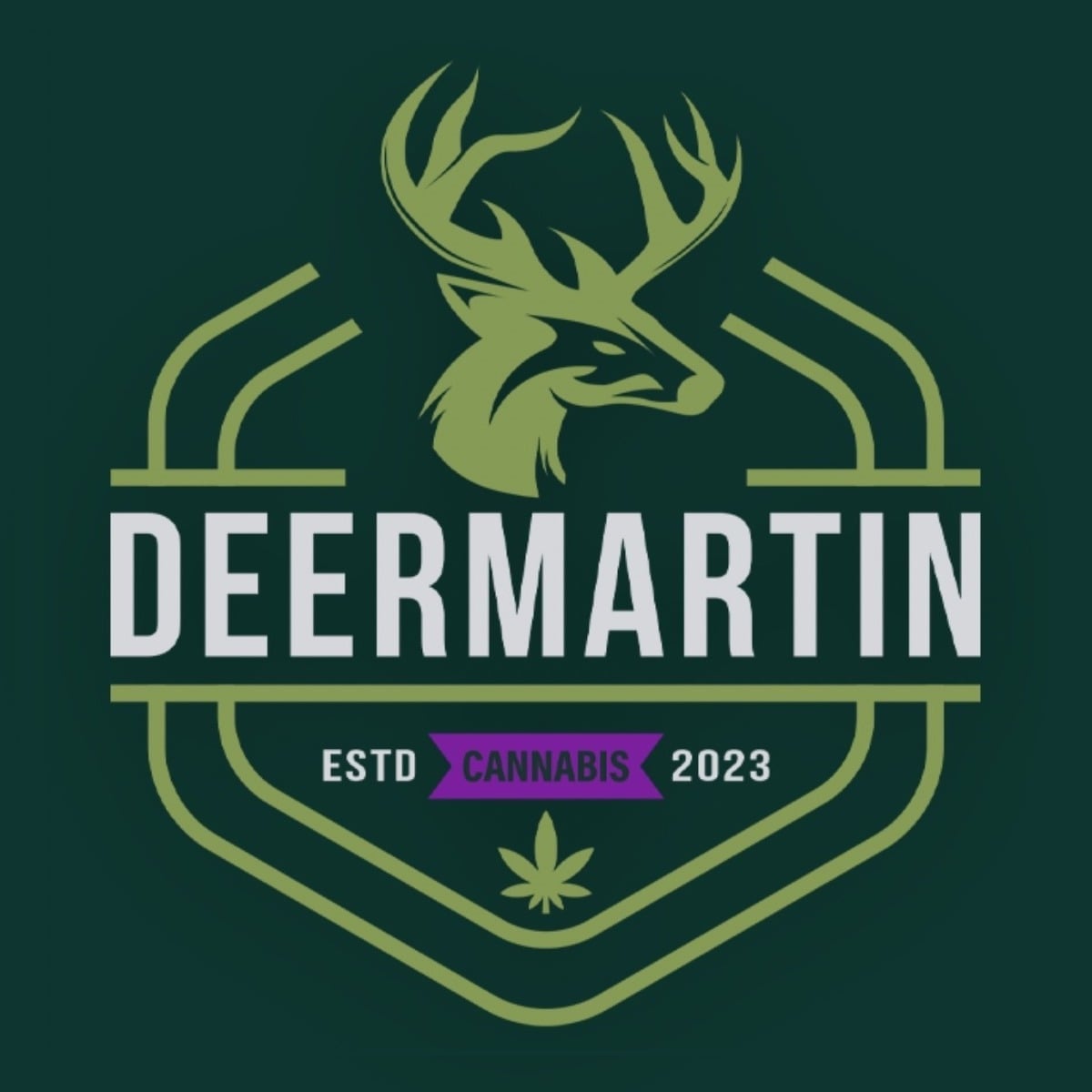 Магазин каннабиса DeerMartin Weed в Pattaya логотип