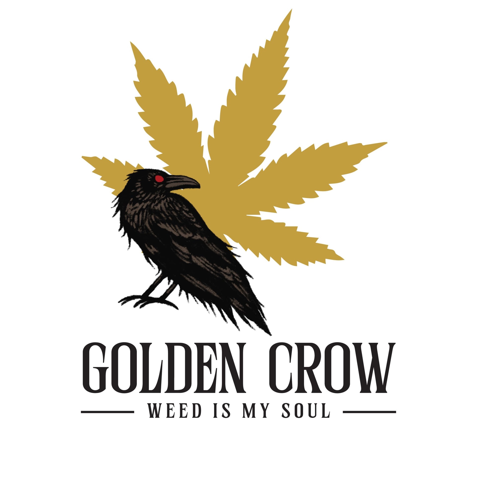 Dispensário de canábis Goldencrow logótipo