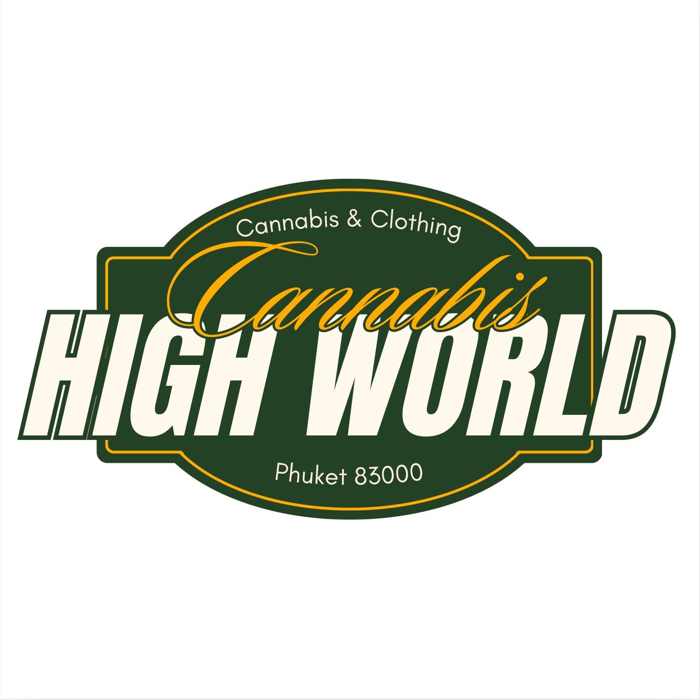 Cannabis Dispensary High World in Phuket logo