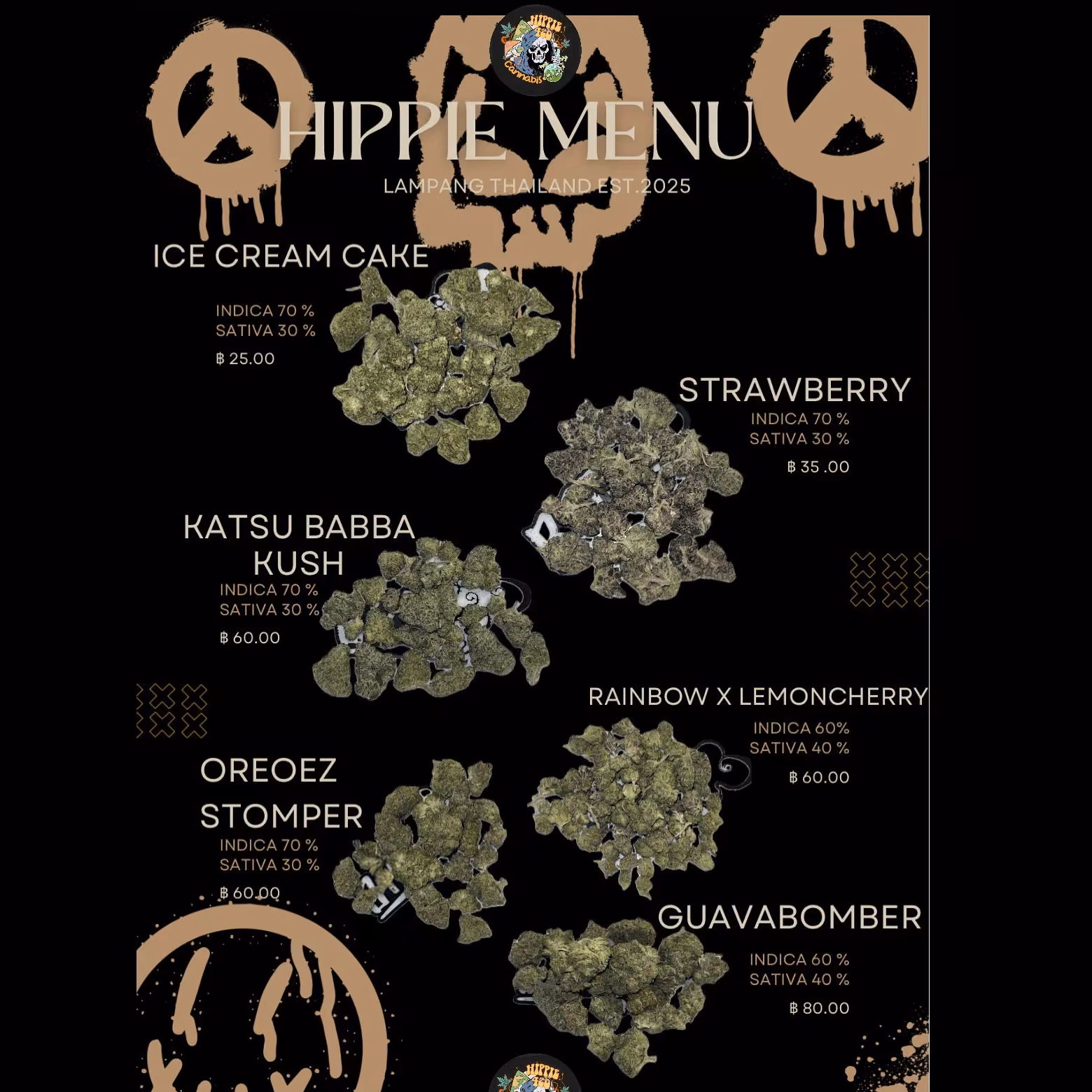 Konopná výdejna Hippie 420 logo