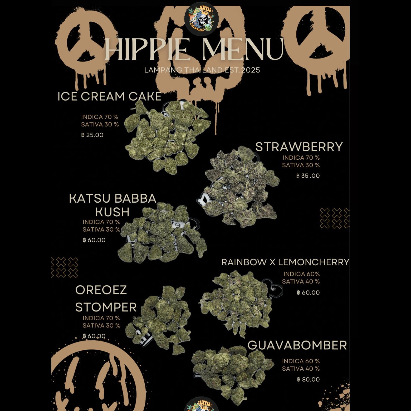 Konopná výdejna Hippie 420 v Lampang logo