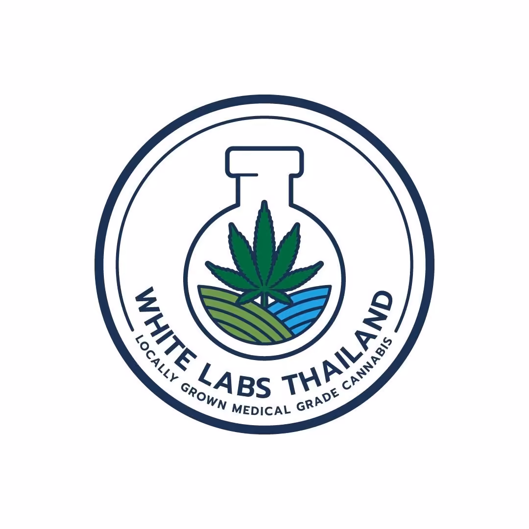 Pattaya의 대마초 매장 White Labs Cannabis Sriracha Chonburi Indoor Farm Direct 로고