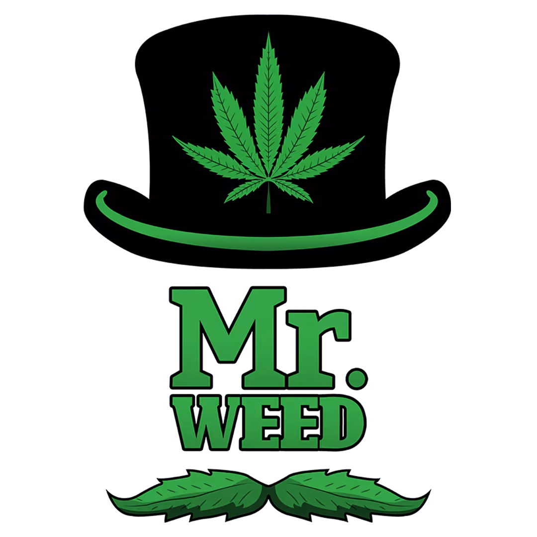 Phang Nga의 대마초 매장 Mr. Weed 로고