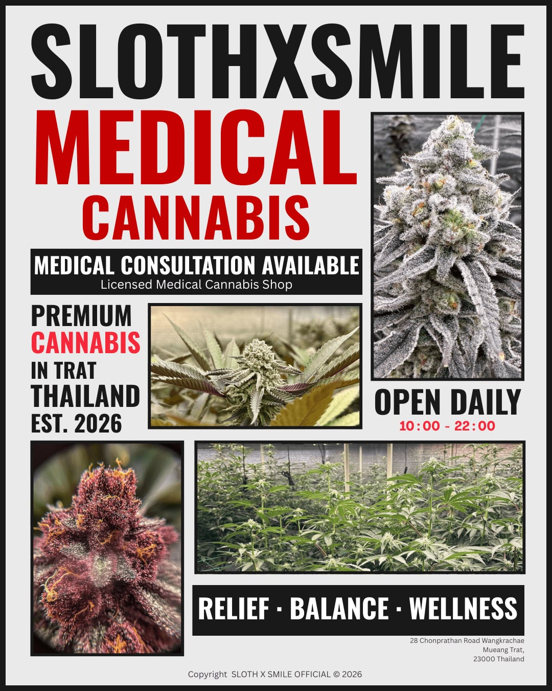 Sloth X Smile Organic Cannabis Farm