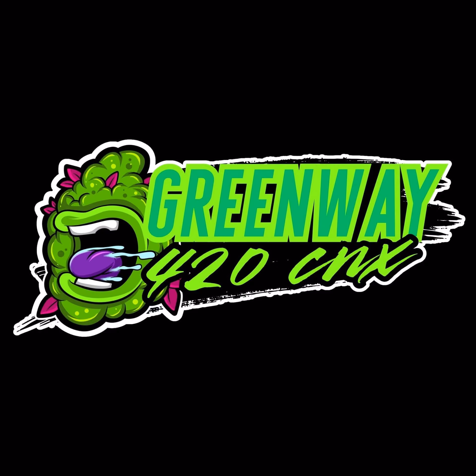 大麻店铺 Green Way 420 CNX - Premium Cannabis 标志