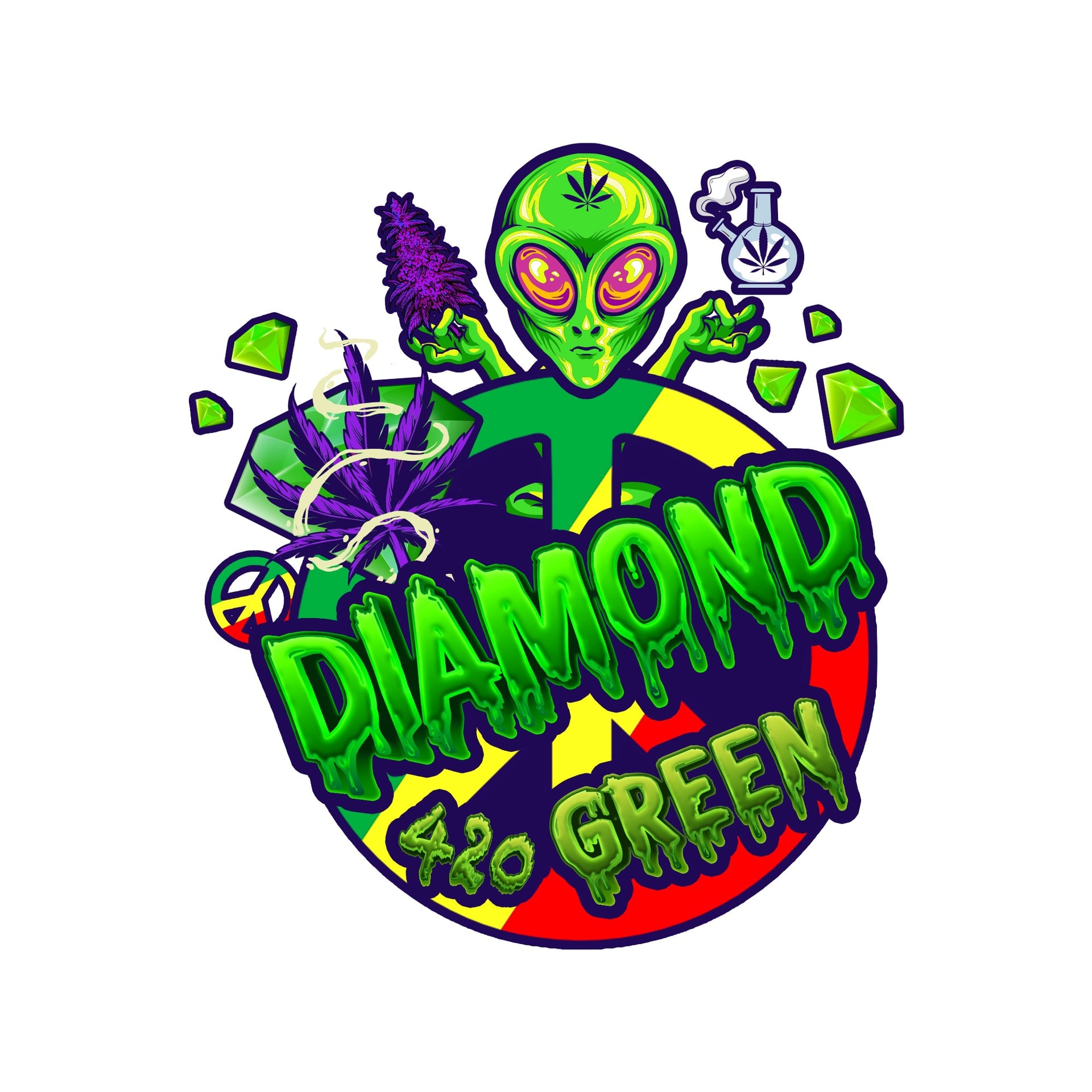 Chum Phae Kenevir dispanseri Diamond Green logo